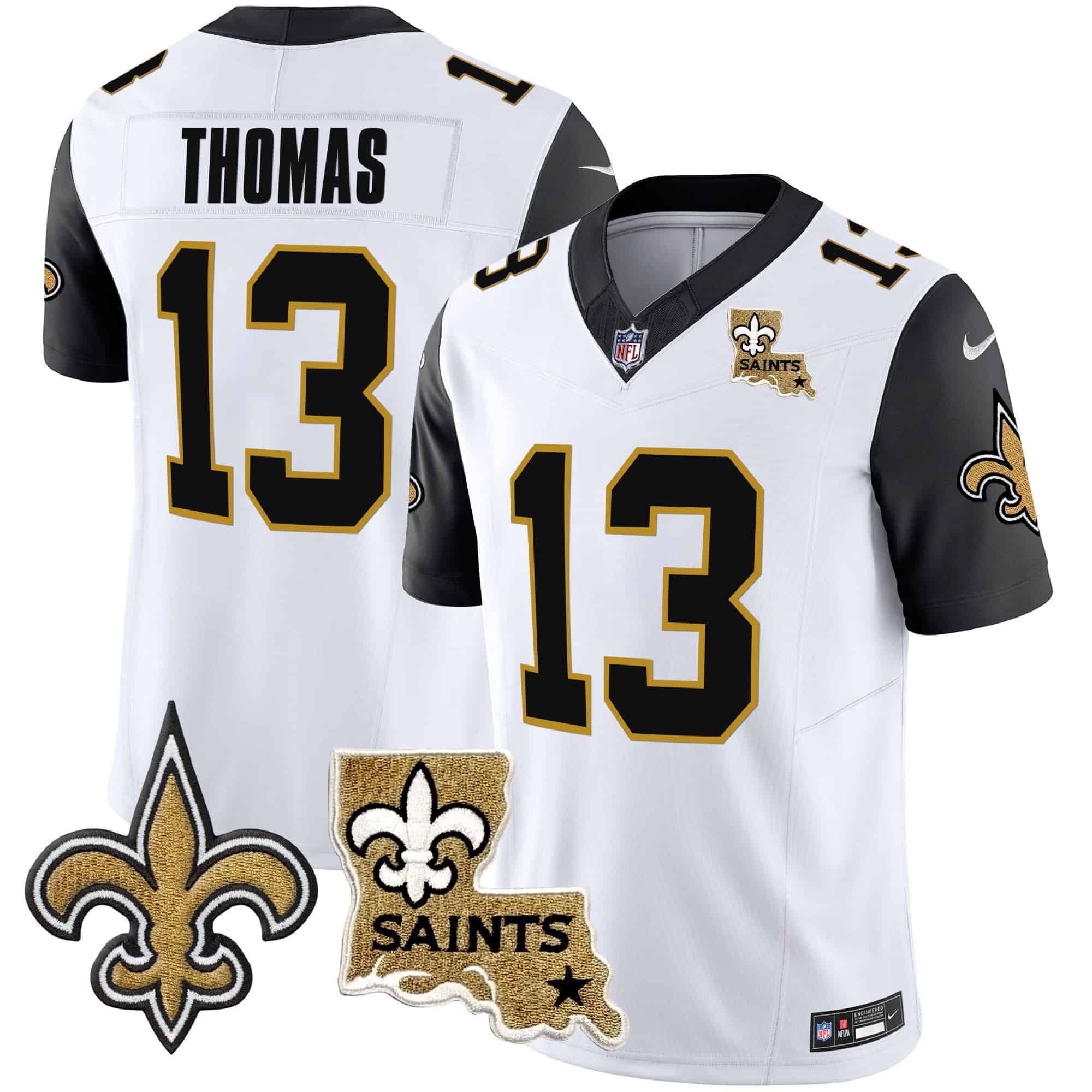 Men New Orleans Saints #13 Thomas White 2024 Nike Vapor Limited NFL Jersey style 2->indianapolis colts->NFL Jersey